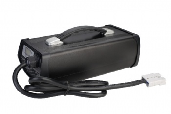 14.6V 40A Lithium Battery Charger, Mountable for 12V LiFePO4 Battery with Handle and LED Indicator, AC-DC Smart Charger for 12.8V LiFePO4 Batteries, 40A Fast Charging for RVs