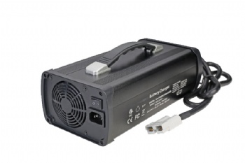 14.6V 40A Lithium Battery Charger, Mountable for 12V LiFePO4 Battery with Handle and LED Indicator, AC-DC Smart Charger for 12.8V LiFePO4 Batteries, 40A Fast Charging for RVs