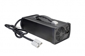 14.6V 40A Lithium Battery Charger, Mountable for 12V LiFePO4 Battery with Handle and LED Indicator, AC-DC Smart Charger for 12.8V LiFePO4 Batteries, 40A Fast Charging for RVs