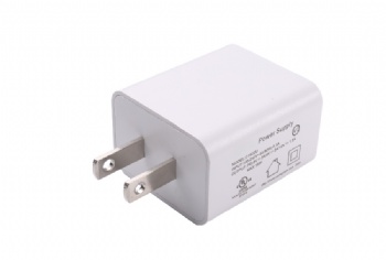 30W Single Port GaN USA Plug Charger