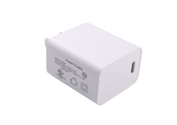 30W Single Port GaN USA Plug Charger